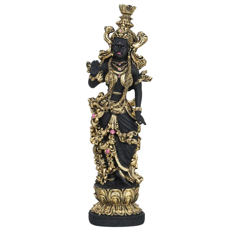 Madhava Chaitanya Idol - Black & Gold media 3