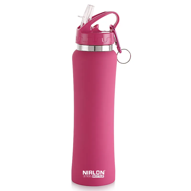 Valento Sipper Water Bottle (Pink) - 750 mL media 3