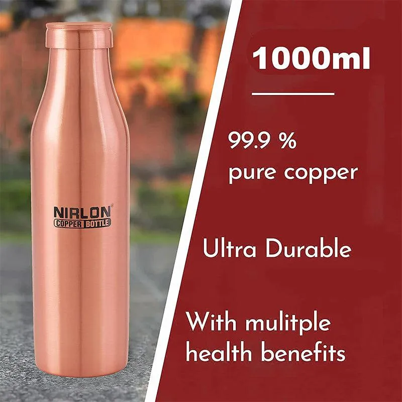 Sylviane Copper Water Bottle - 1000 mL media 6