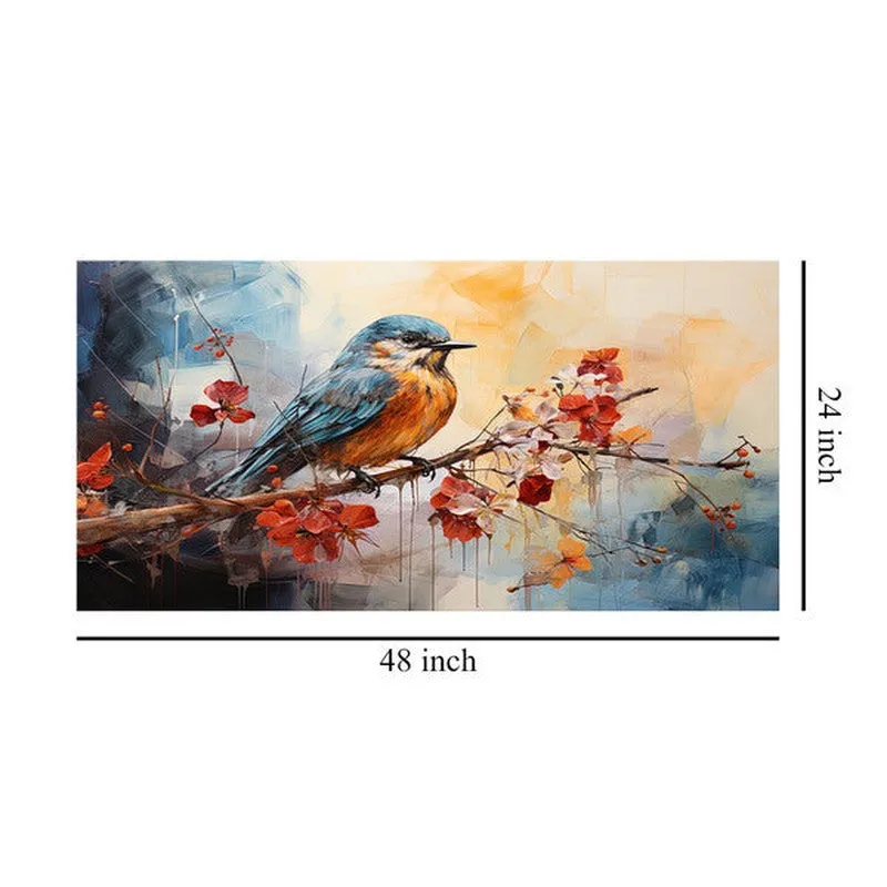 Passerine Perching Wall Painting media 8
