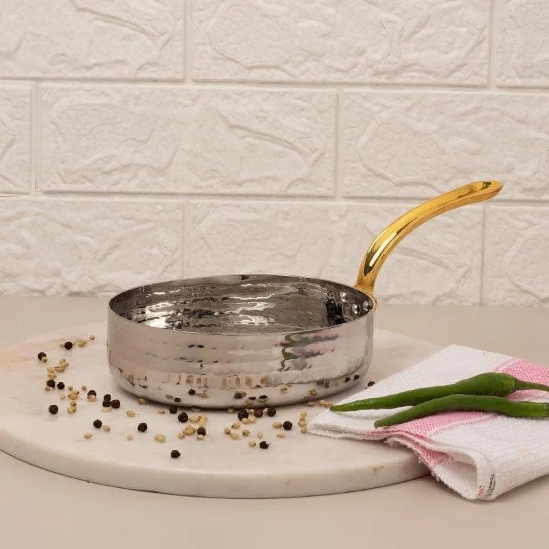 Vintage Allure Hammered Oval Serving Pan - 350 ML media 1