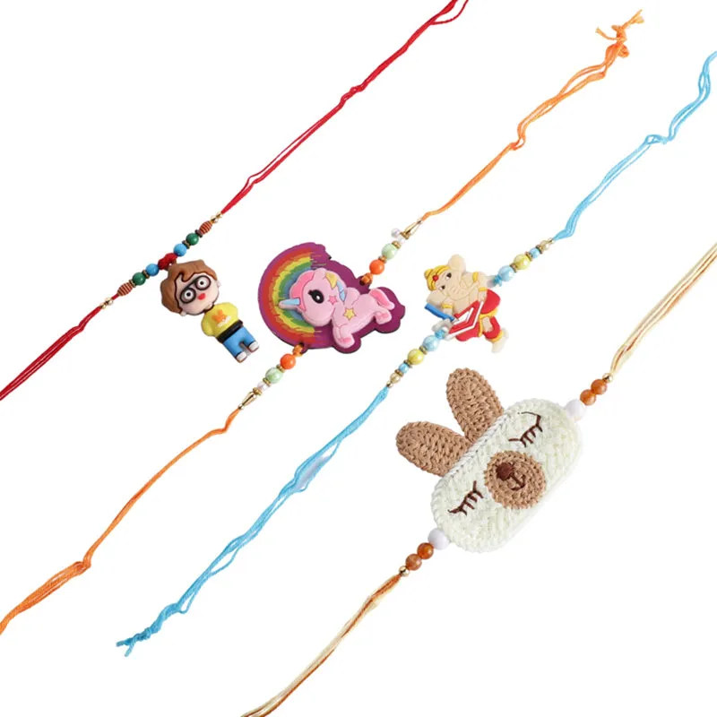Rakshya IV Rakhi with Roli Chawal - Six Piece Set media 5