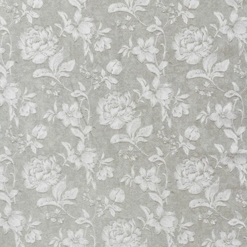 Gulaab Jacquard Single Curtain (Grey) media 3