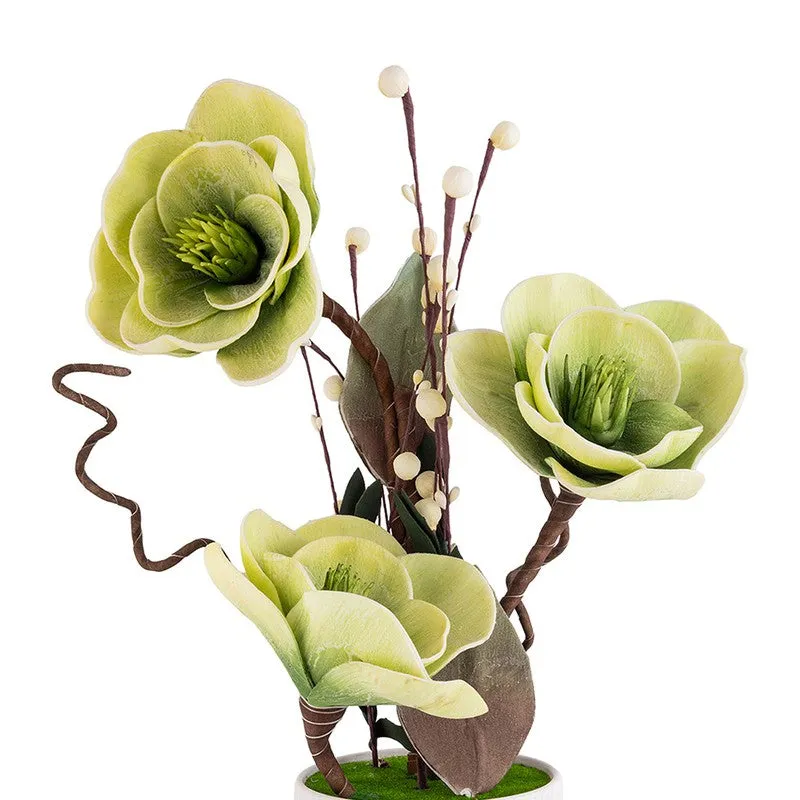 AarviDecor Verdant Bloom Foam Artificial Plants media 8
