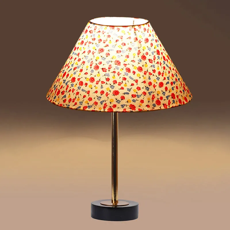 Fleura Conical Rodin Wooden Table Lamp - Multicolor media 6