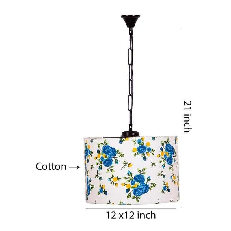 Floral Nirvana Fabric Ceiling Lamp media 6