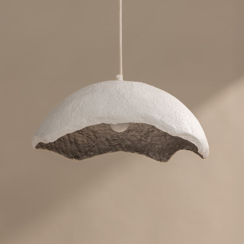 Fig Living Terra Mache Ceiling Lamp - White image 3
