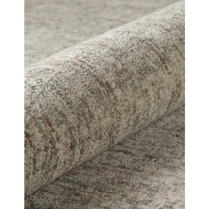 Handloom Hand Tufted Harmony Wool Rug - Brown & Charcoal media 7