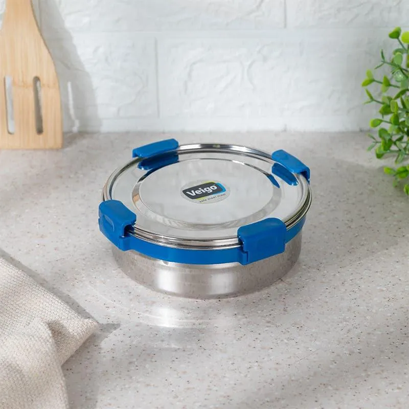 Clip Lock Lunch Box (600 mL) - Dark Blue media 1