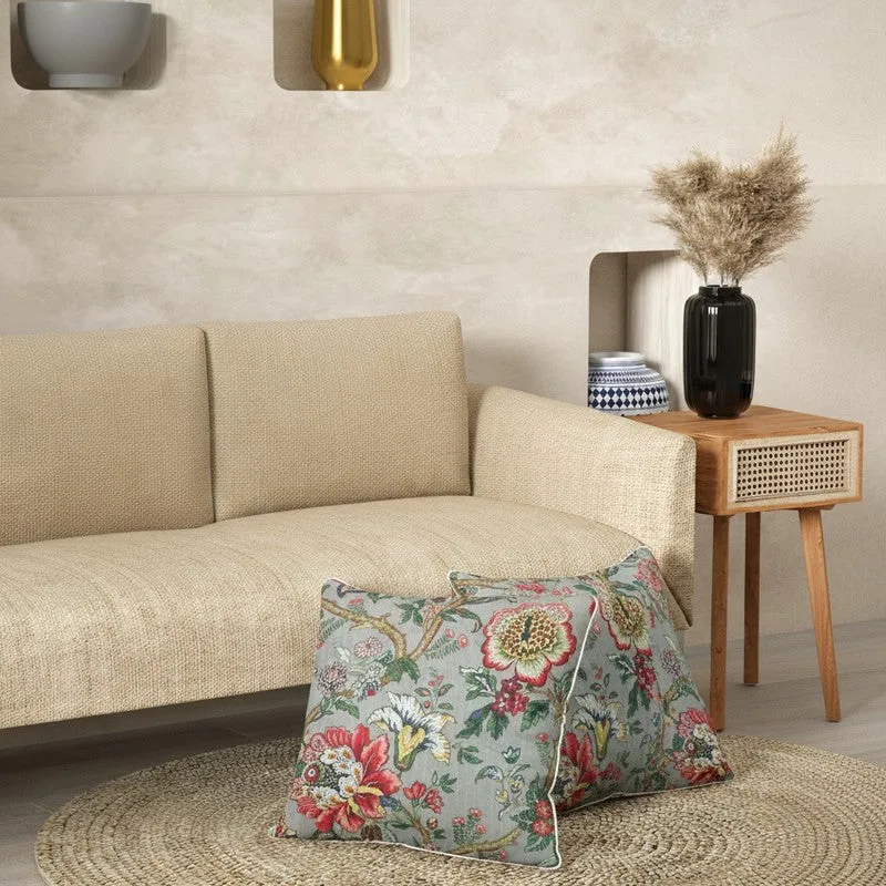 Bloomira Floral Multicolor Cushion Cover Set - Set Of Two media 1