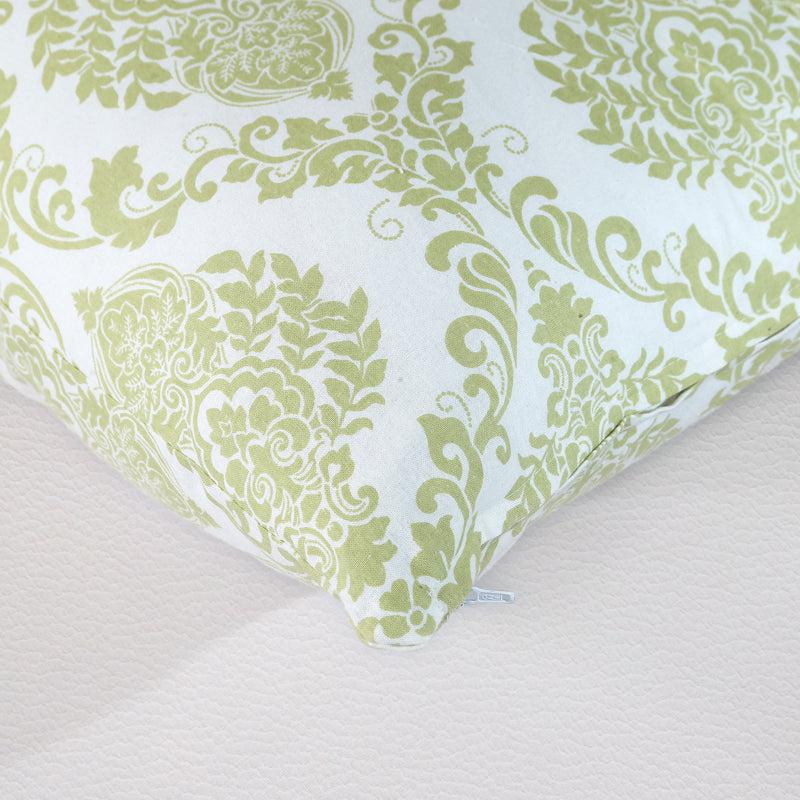 Tameira Jacquered Motif Printed Cushion Cover (Green) - Set Of Five media 3