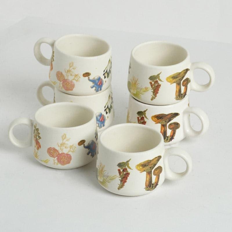 Rais Ceramic Tea Cup (150 mL Each)  -  Set of Six media 4