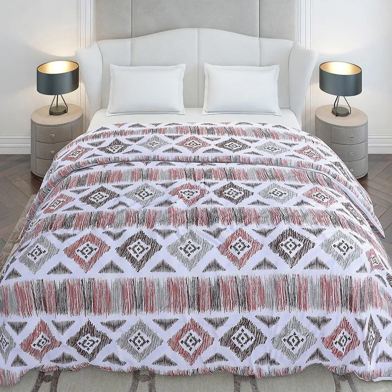 Monte Carlo Mazecraft Geometric Polyester Duvet Covers (Brown) - 210 GSM media 3