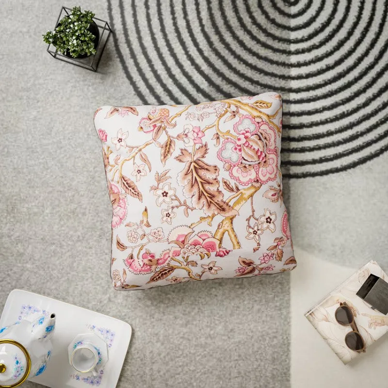 Floral Reverie Cotton Cushion Covers - Set Of Three media 3