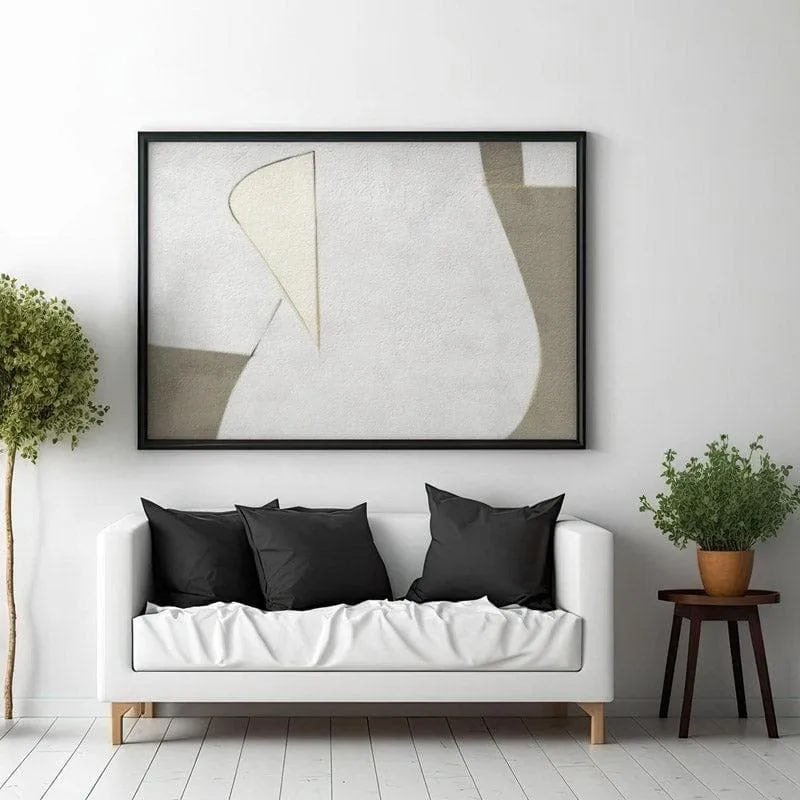 Abstract Clive Canvas Wall Painting - Black Frame media 3