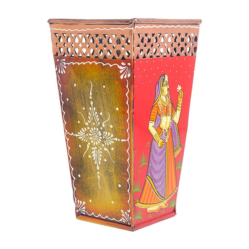 Rani Ethnic Metal  Handcrafted Desk Organizer media 5