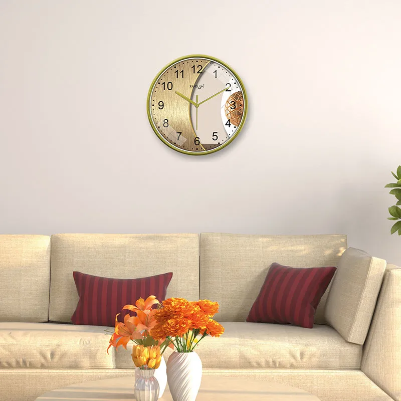 Foil Semi Plastic Analog Wall Clock media 4