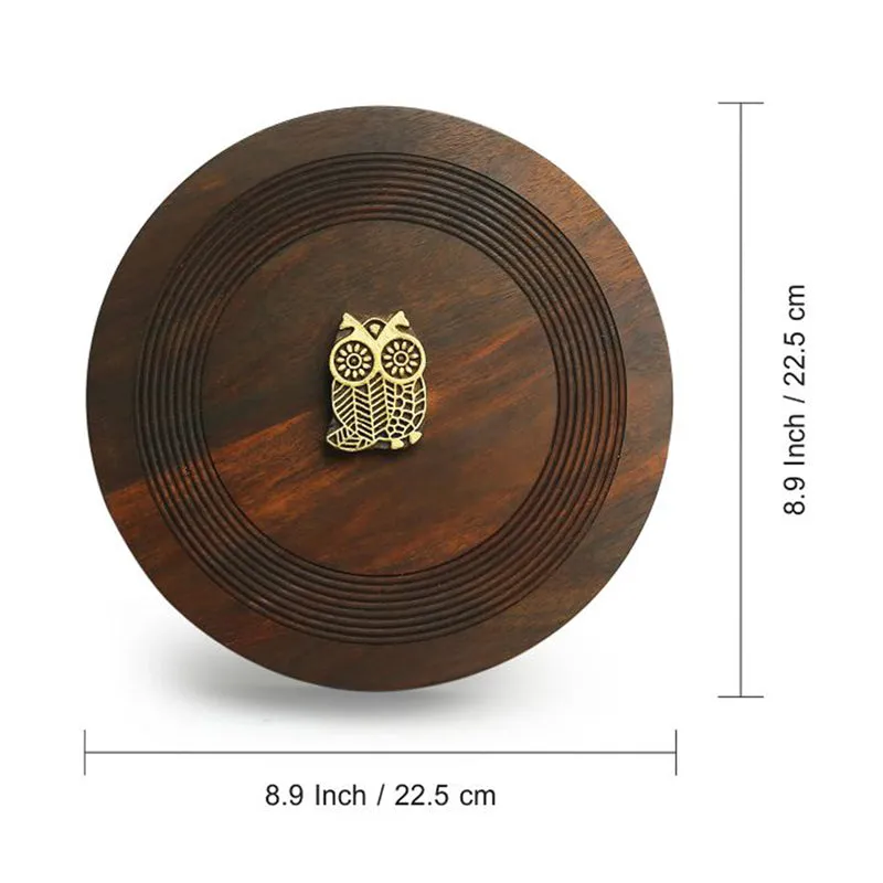 Hoot Spice Food Safe Sheesham Wood Masala Box - 80 ML media 7