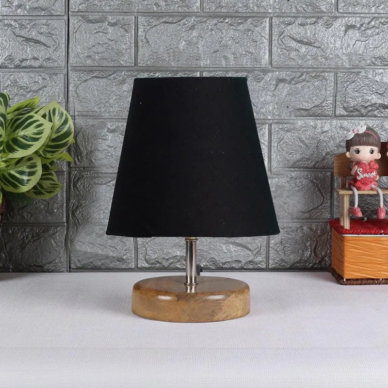 Petricho Fabric Table Lamp - Black,Brown media 3