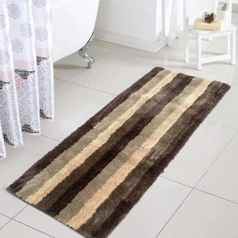Jericho Luxe Micro Fiber Runner Rug - Amber media 3