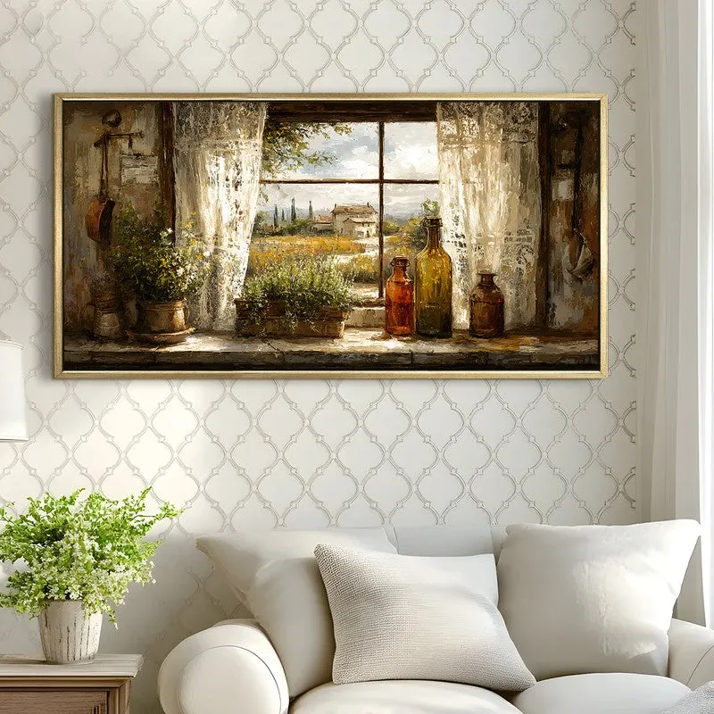 Serene Cottage Outlook Glow Wall Art media 3