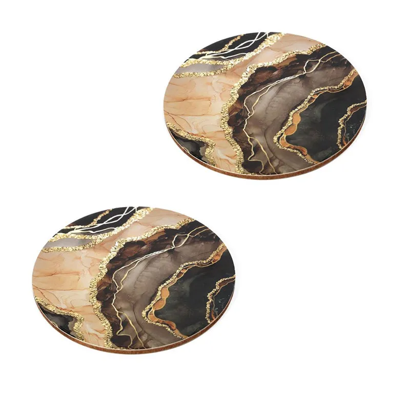 Opal Earth Enamel Coated Trivet - Set Of Two media 5
