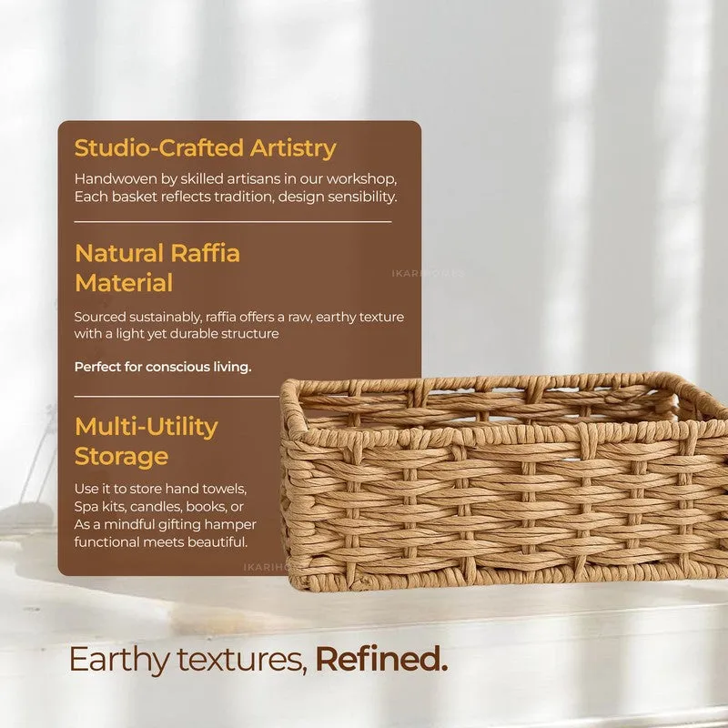 Sierra Raffia Storage Basket media 6