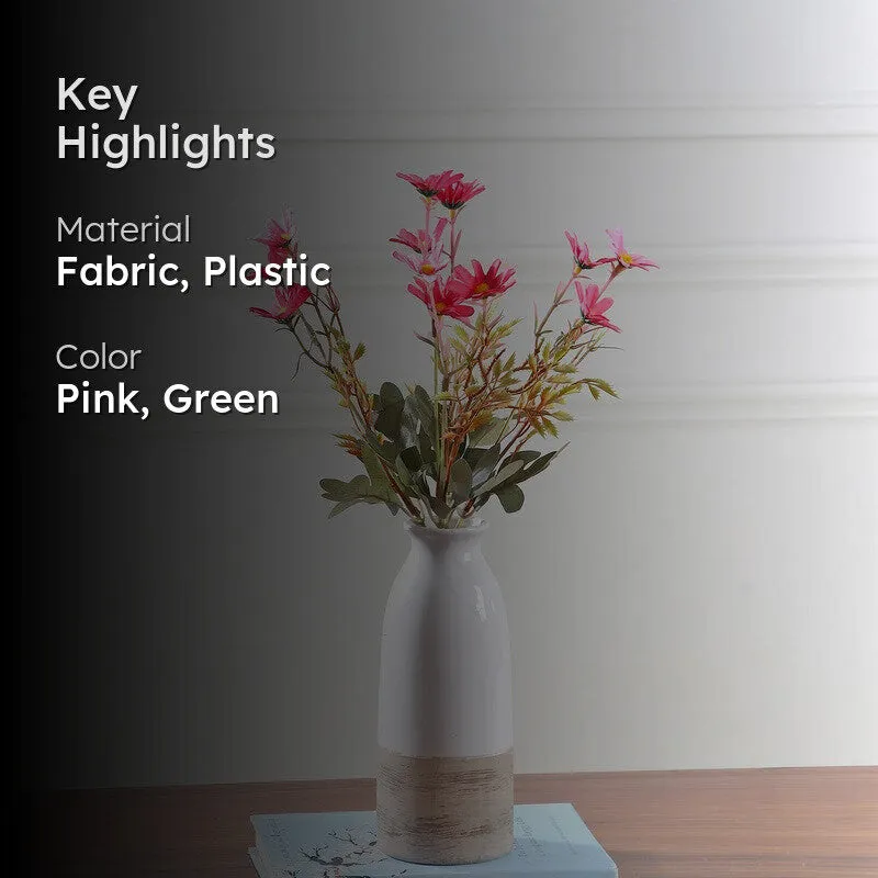 Autumn Daisy Artificial Flowers - Pink media 2