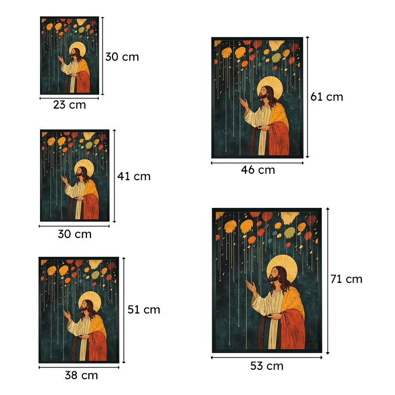 Colors Of Christ Wall Art With Resin Frame media 9