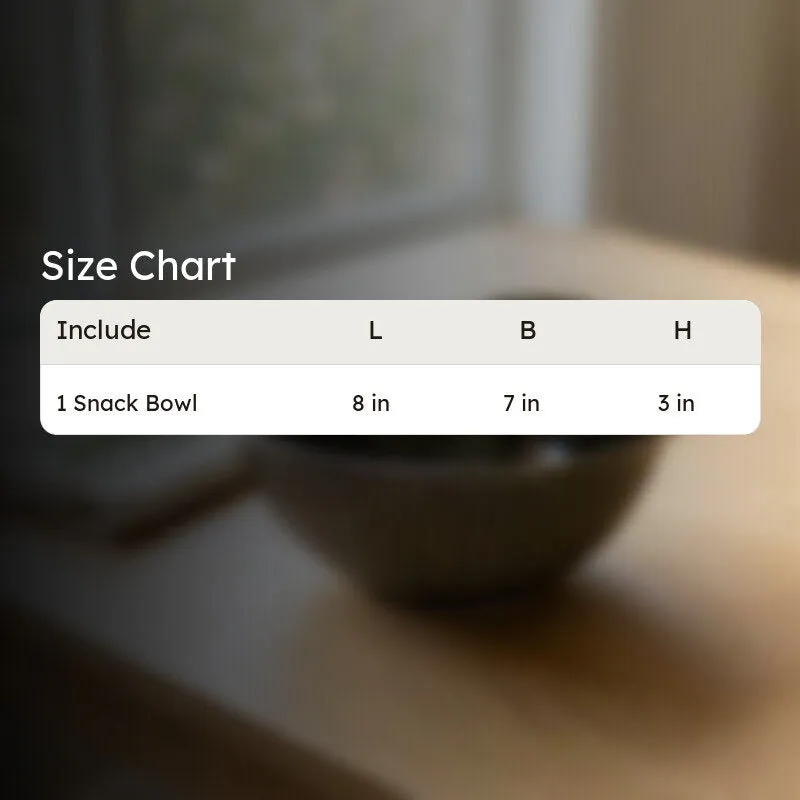 Ceramic Double Dip Snack Bowl media 8