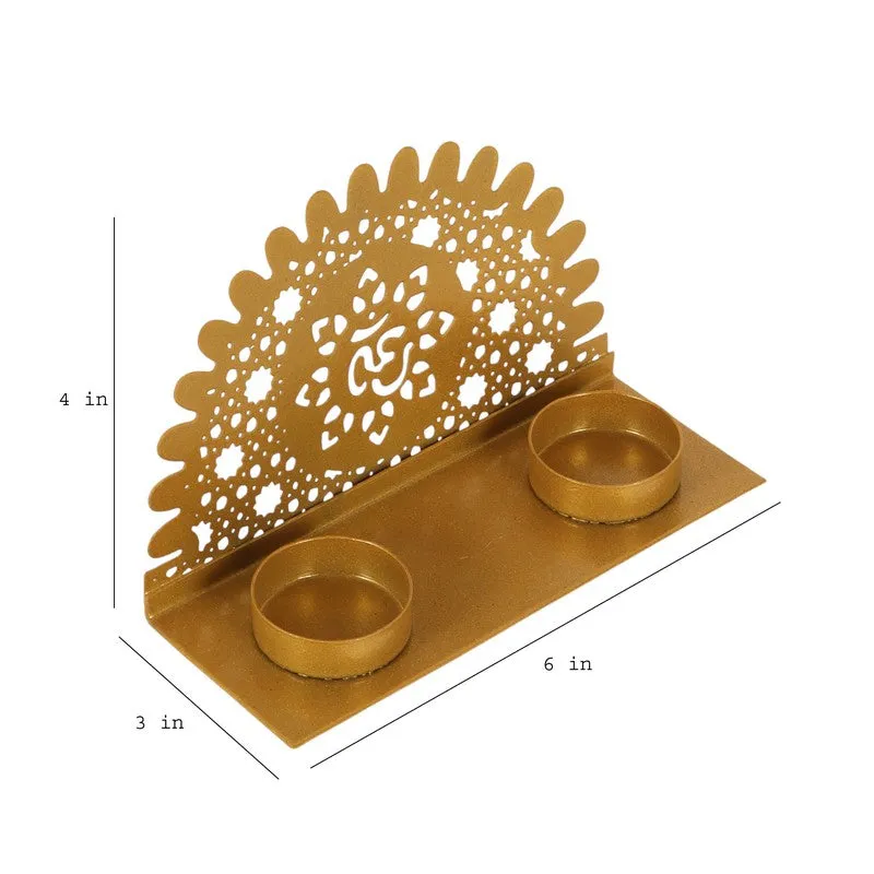 EthnicGold Tealight Holder media 8