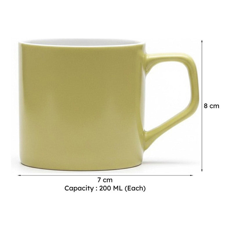 Poc Porcelain Tea Cup (200 mL Each) -  Set of Six image 5