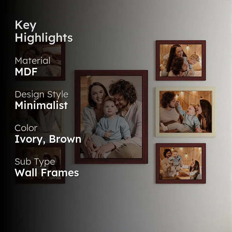 Amara Wooden Photo Frame - Set Of Seven media 2