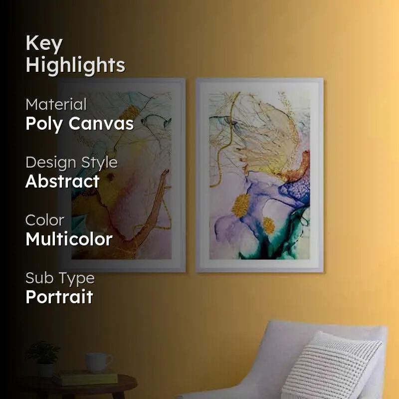 Eureka Poly Canvas Wall Art - Set Of Two media 2