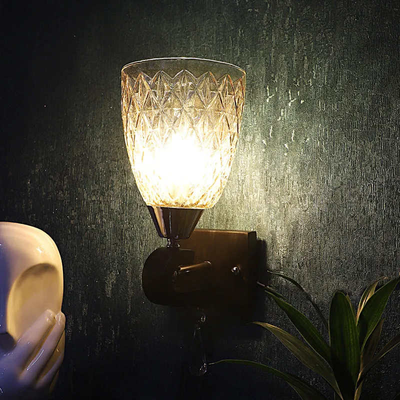 Maura Wooden Wall Lamp media 4