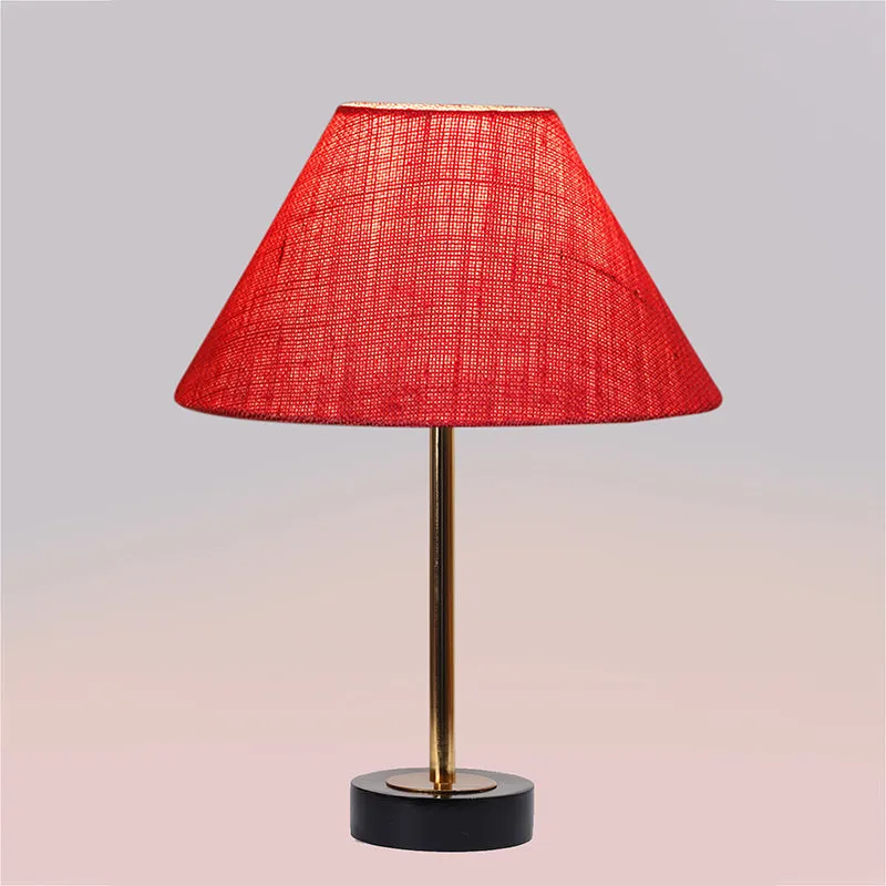 Sienna II Rodin Wooden Table Lamp - Pink,Gold,Black media 5