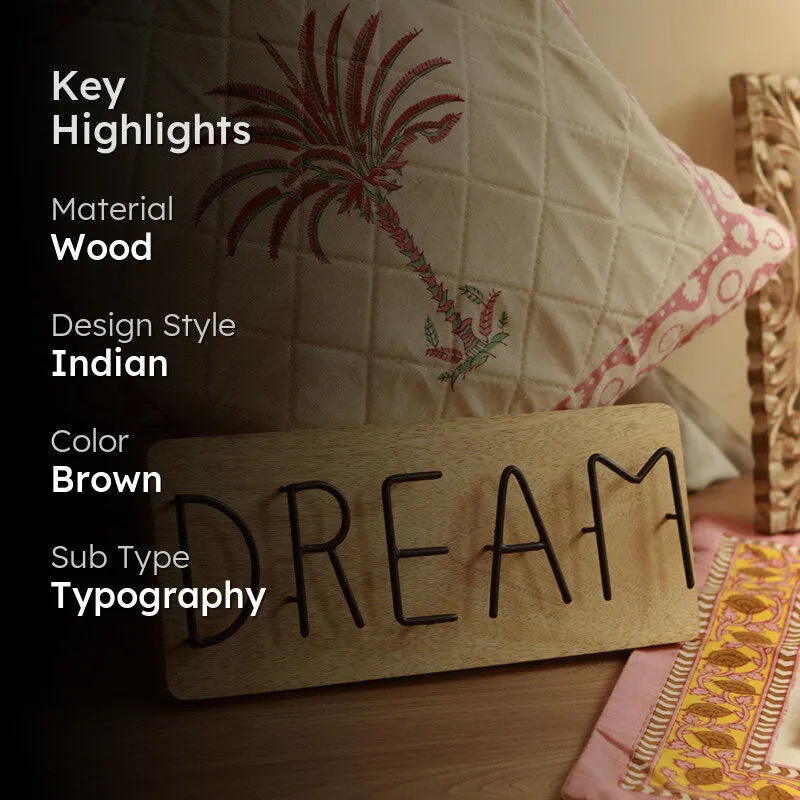 Dream Big Wood Showpiece media 2