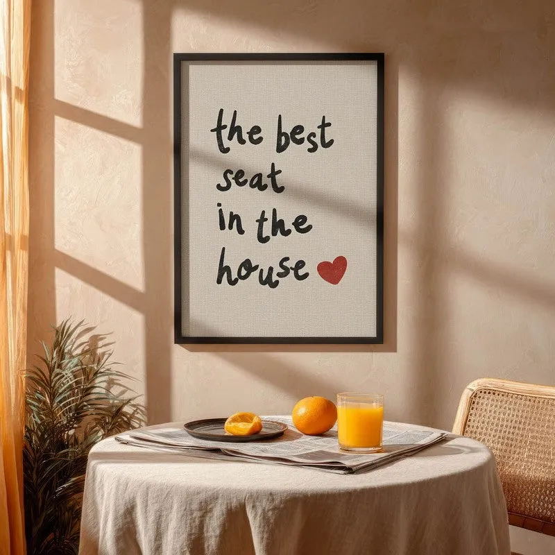 QuotedSitting Archival Canvas Wall Art - Black media 4