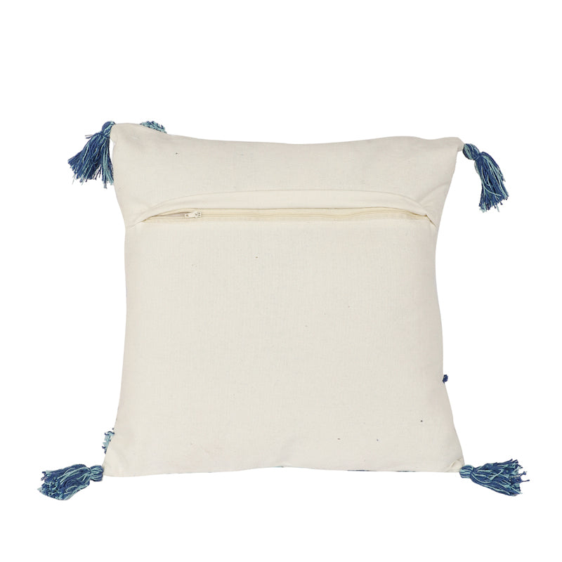 Blue Bath Tufted Cushion Cover media 5