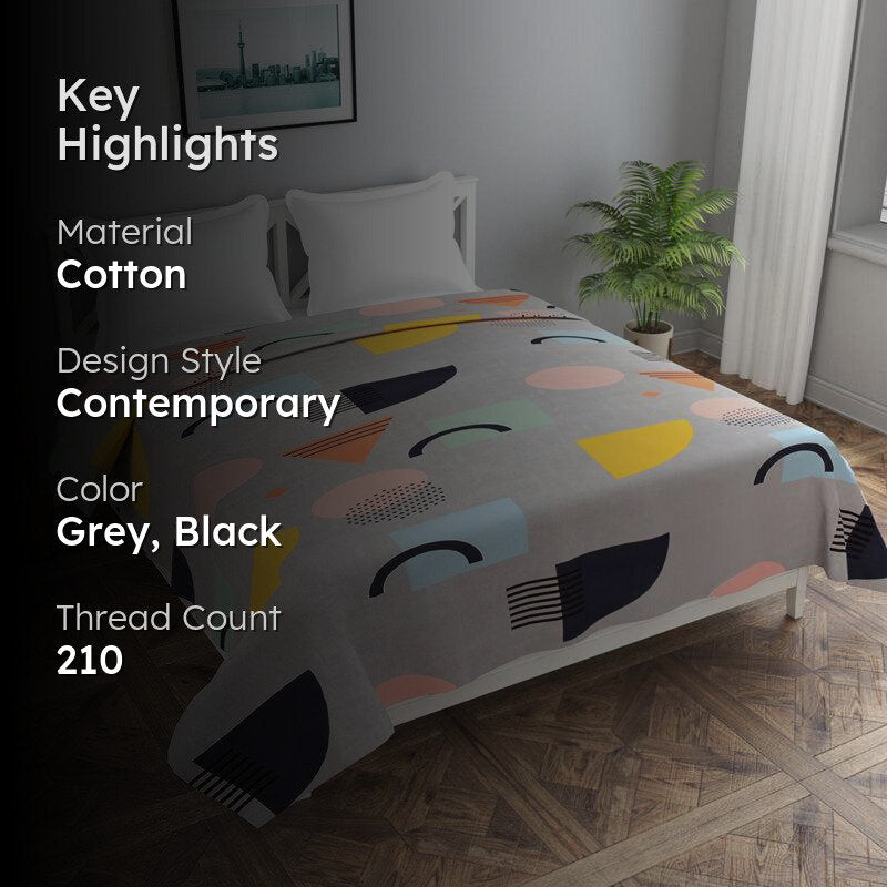 Vibrant Fade
 Cotton Duvet Cover - 210 TC media 2