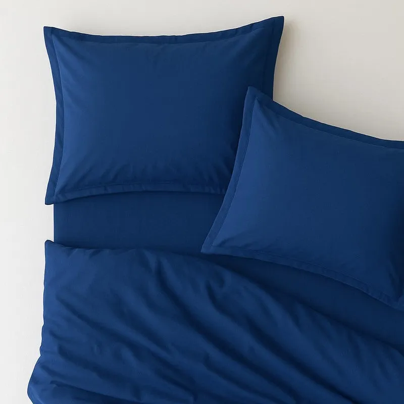 SoloTone Cotton Bedsheet (Blue) - 600 TC media 6