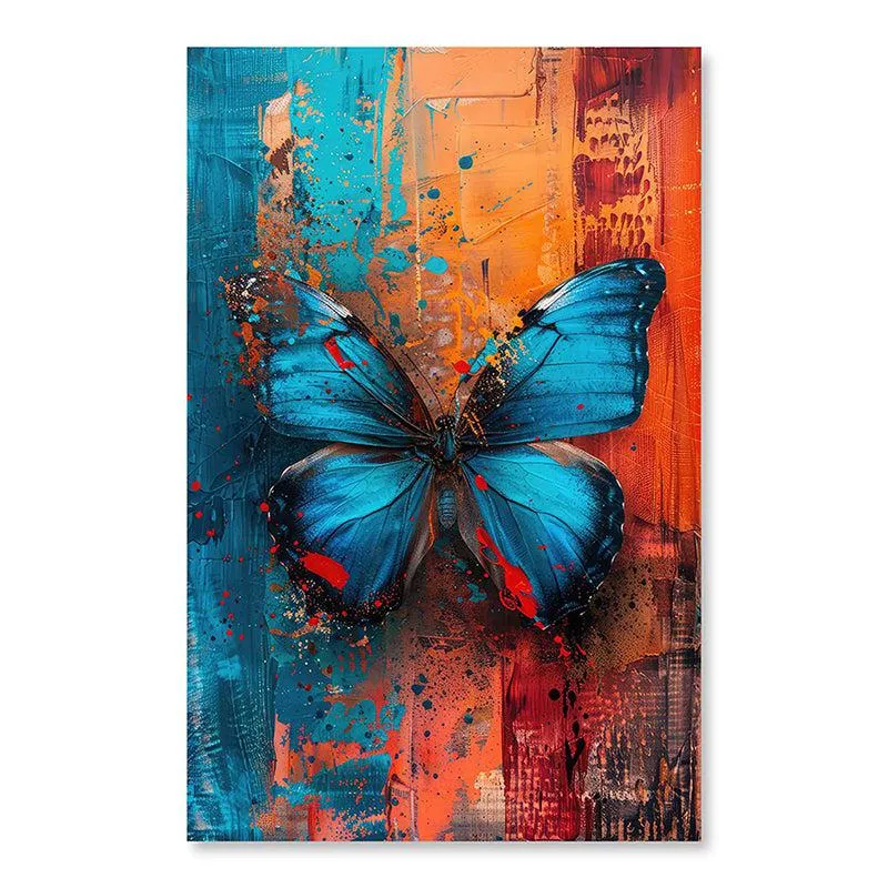 Butterfly Waltz Canvas Modern Wall Art media 4