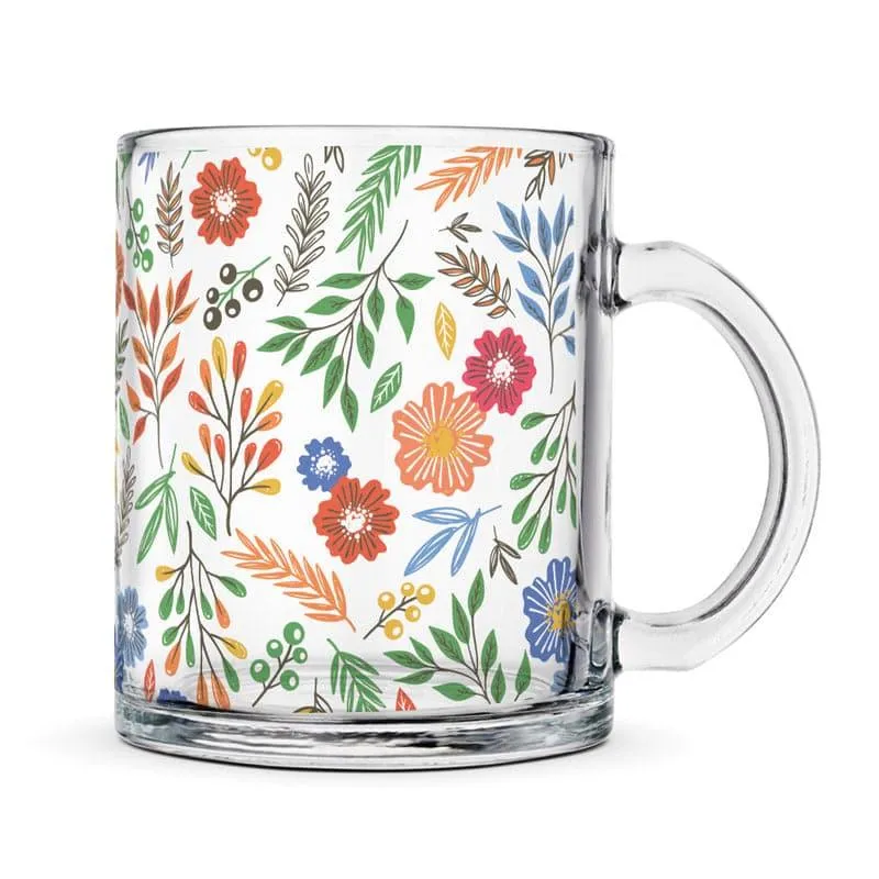 Floronista Glass Coffee Mug (330 mL) media 3