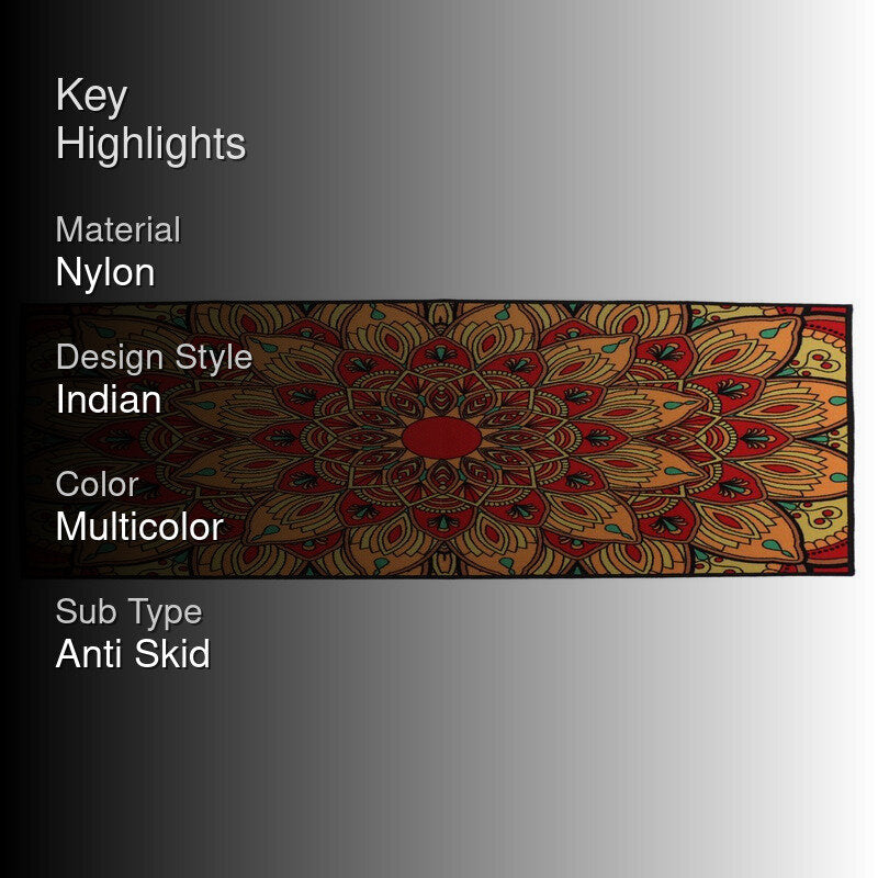Mandara Nylon Runner Rug media 2