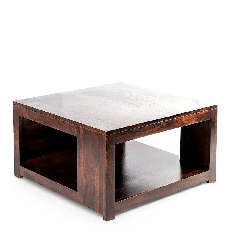 Brixon Sheesham Wooden Center Table - Brown media 5