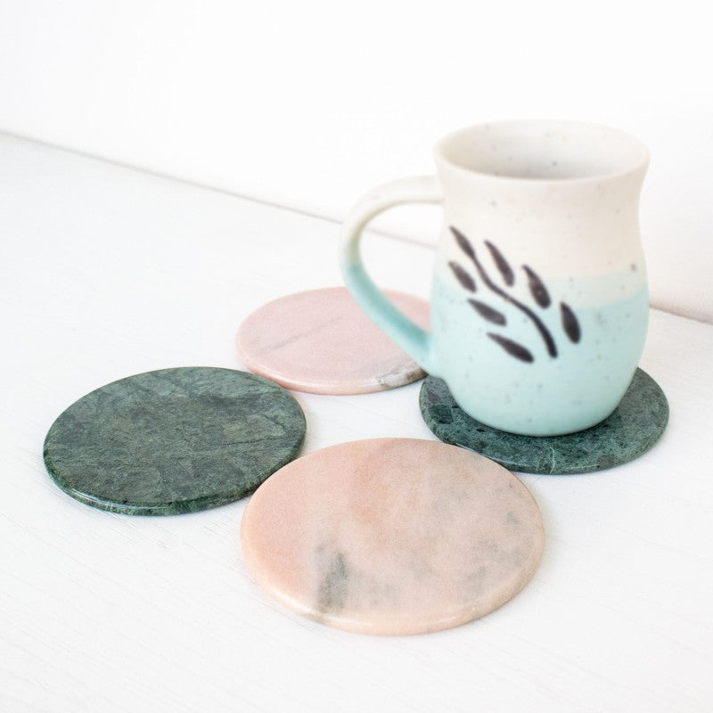 Designer Wooden Coasters - Set Of Four