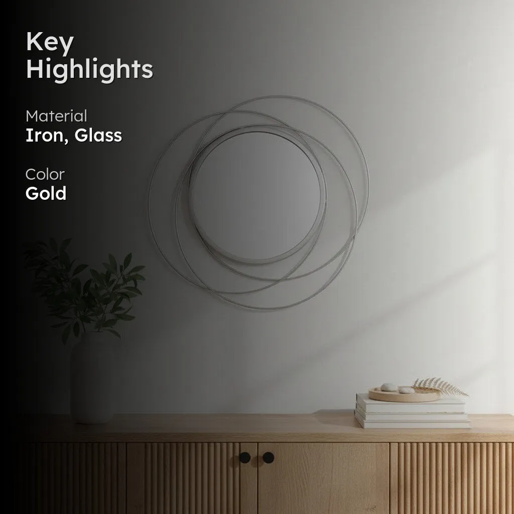 Hoop Halo Wall Mirror media 2