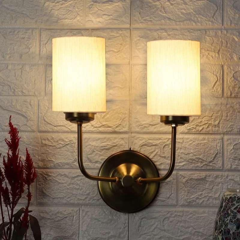 Lumoire Duo Metal Wall Lamp - Beige media 1