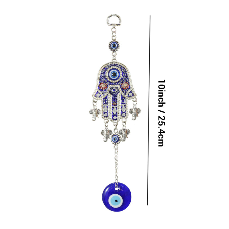 Hamsa Palm Evil Eye Metal Wall Accent media 5