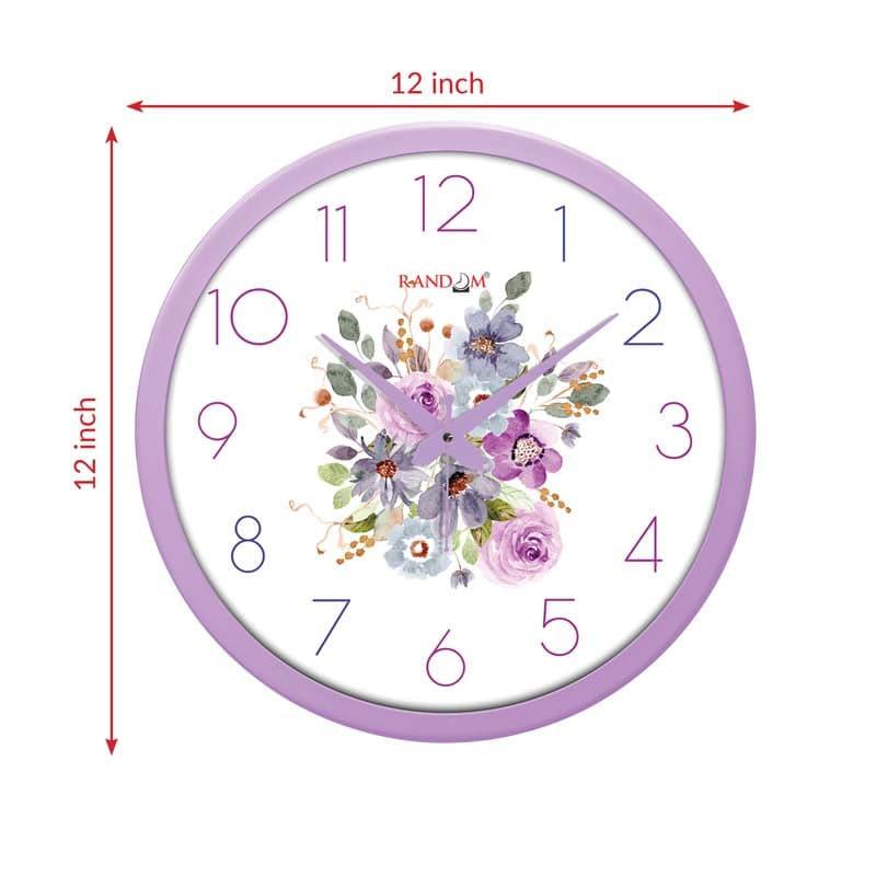 Lavender Plush Wall Clock media 5